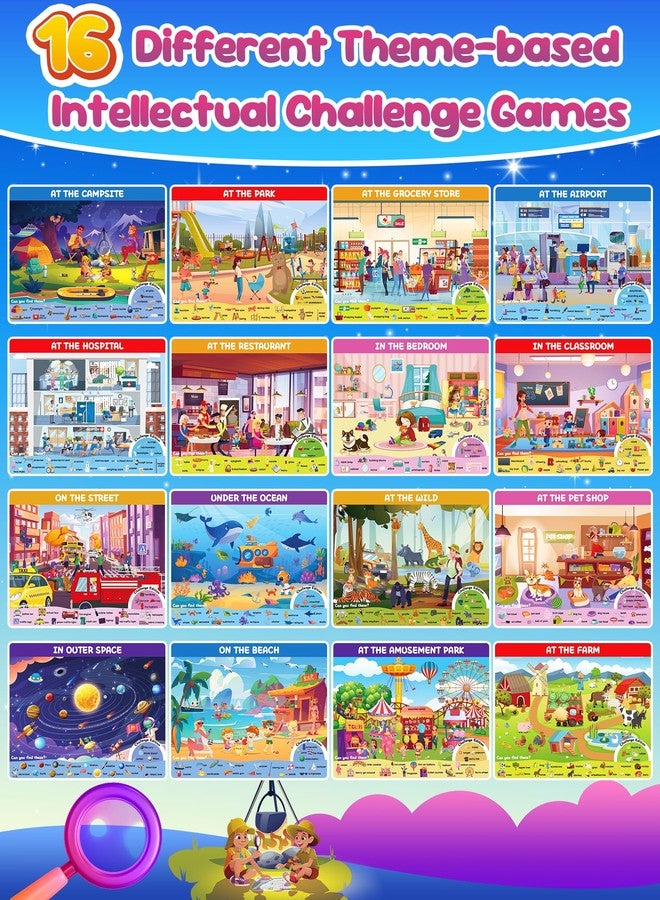 Gagule Search and Find Activity Books for Kids Ages 3-5, Car Airplane Travel Toys Games Activities for 3-5 4-8, Toddler Kid Road Trip Essentials, Preschool Learning Activities, Birthday Gifts for Boys Girls - Image 2